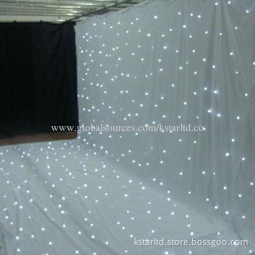 LED Star Cloth with 20 Pieces Supper Bright LED Per Square Meter, AC 90-260V
